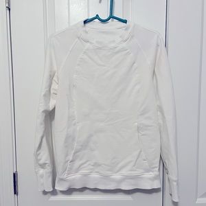 Lululemon White Sweatshirt